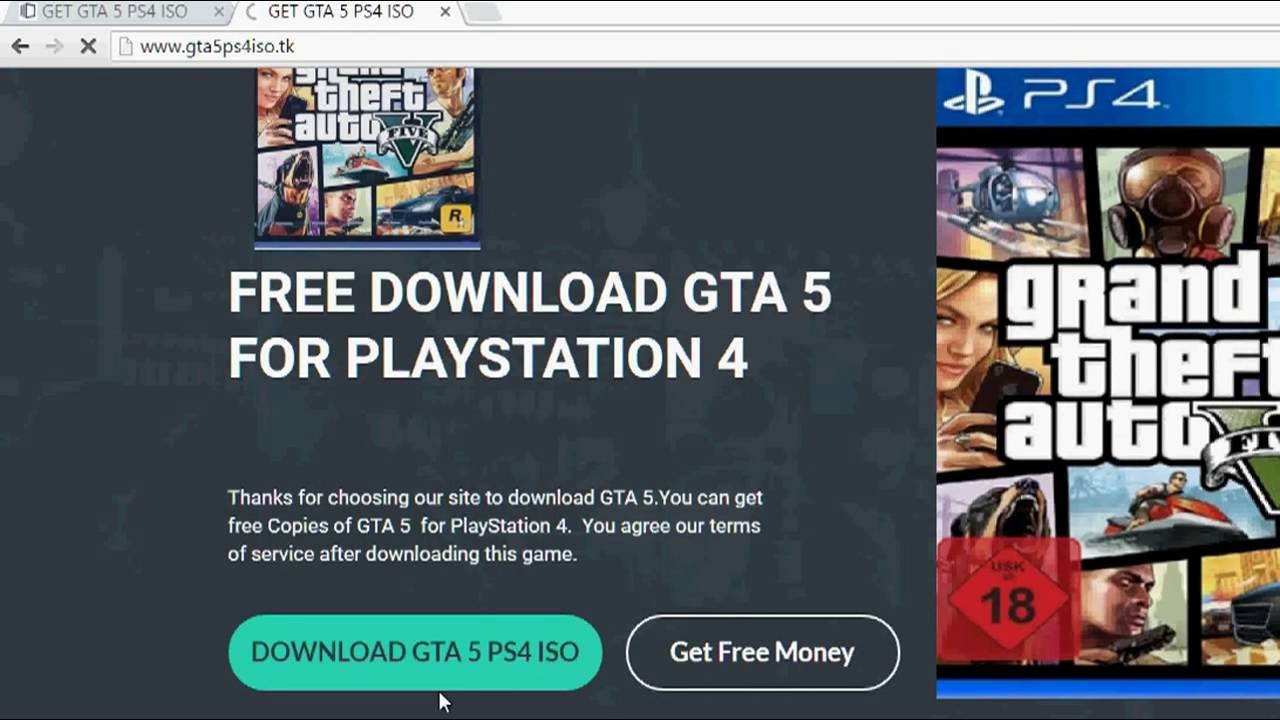 gta 5 for ps4 download free
